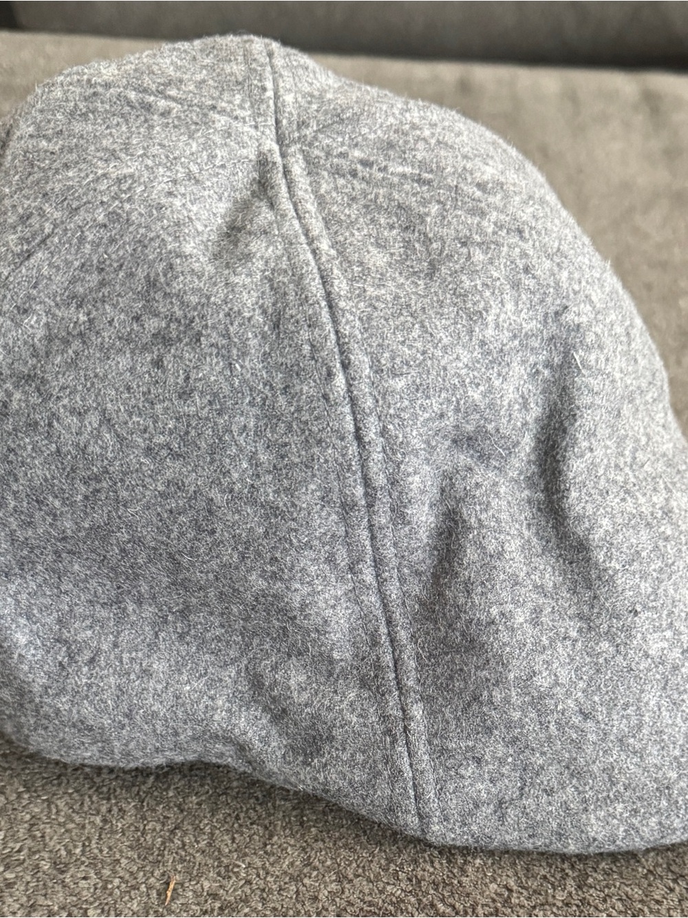 Men's Gray Wool Newsboy Cap - Timeless Casual Hat